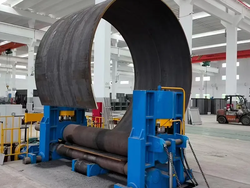 Ø120 Three-Roll Plate Rolling Machine